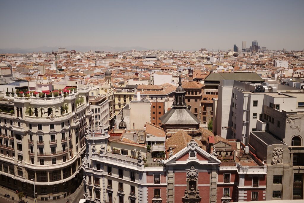 Vistas desde la azotea del Círculo de Bellas Artes